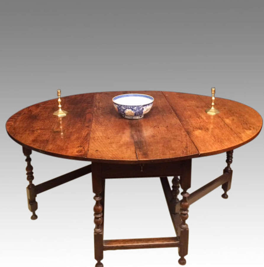 18th century oak gateleg table.