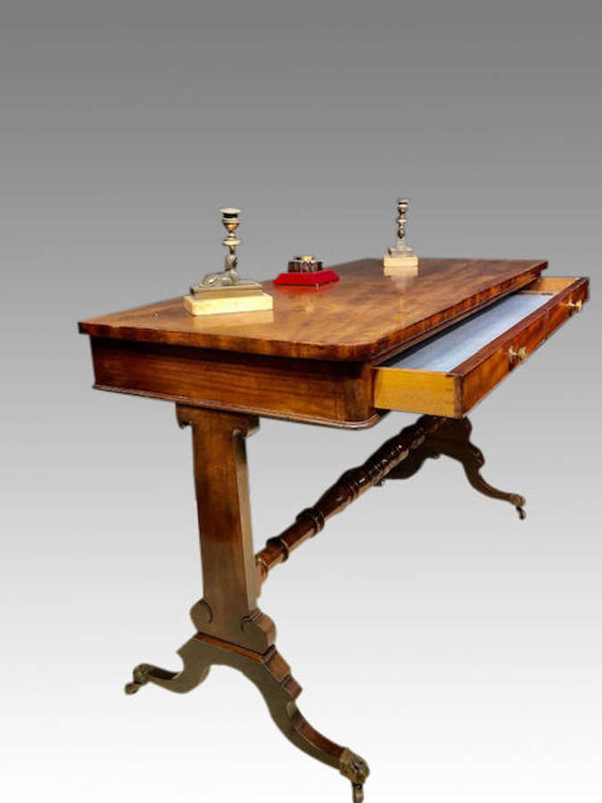 Georgian mahogany writing table.