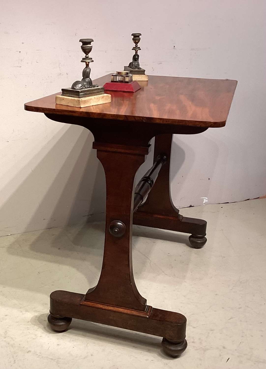 William IV mahogany writing table.