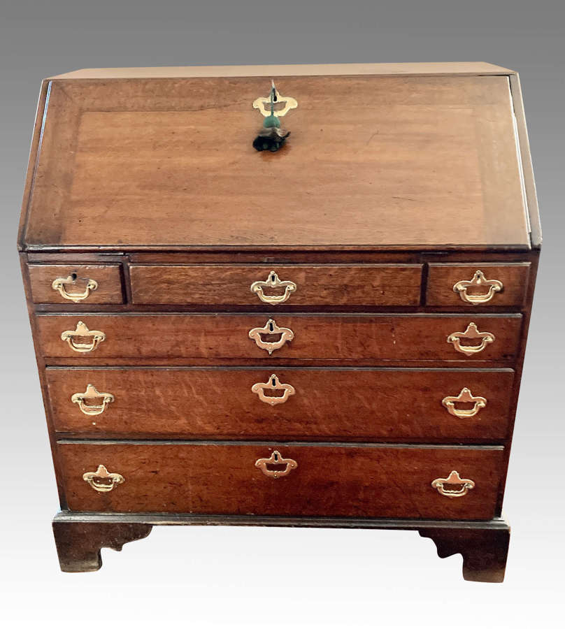 Georgian oak bureau.