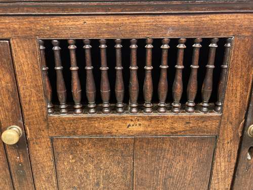 Georgian Welsh oak dresser base.