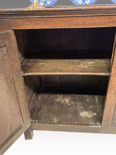 Georgian Welsh oak dresser base.