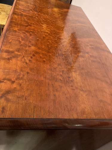 Antique tall mahogany chest of drawers.