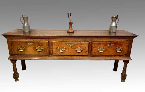 Geo I oak turned leg dresser base.