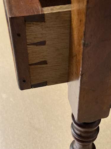 Georgian mahogany canterbury.