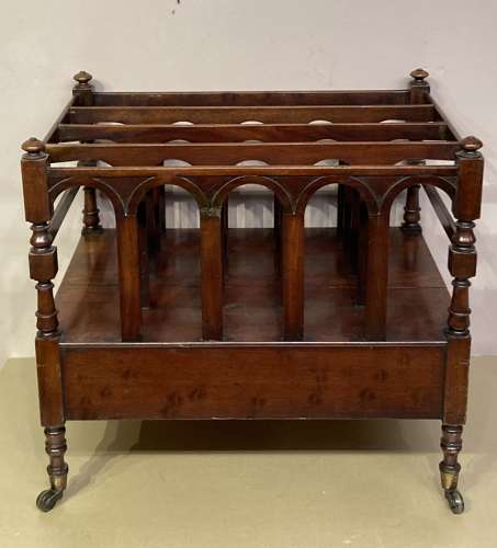 Georgian mahogany canterbury.