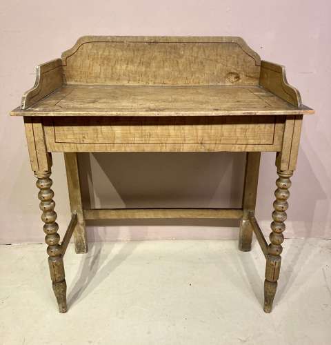 Late Georgian painted pine side table.