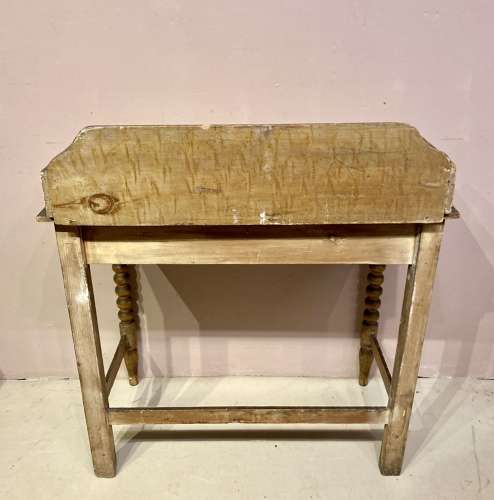 Late Georgian painted pine side table.