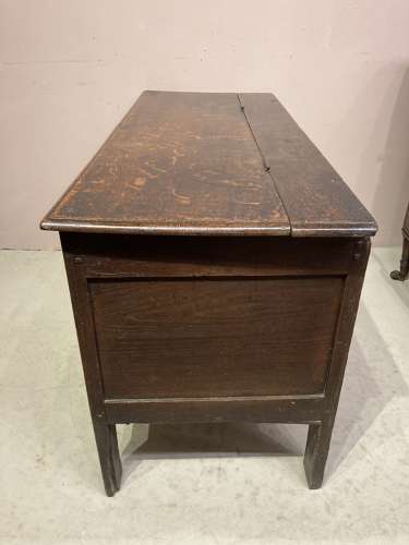 17th century carved oak coffer.