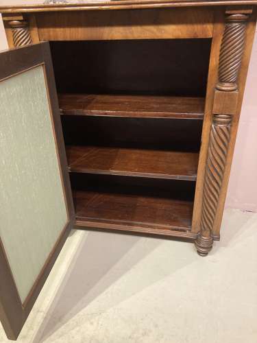 Small Irish Georgian mahogany side cabinet.