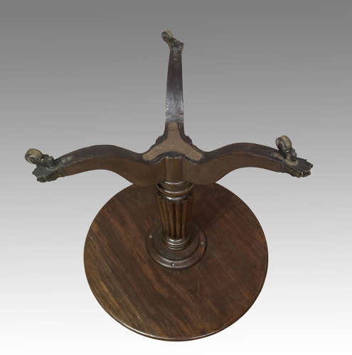 Georgian revolving mahogany butler's table.