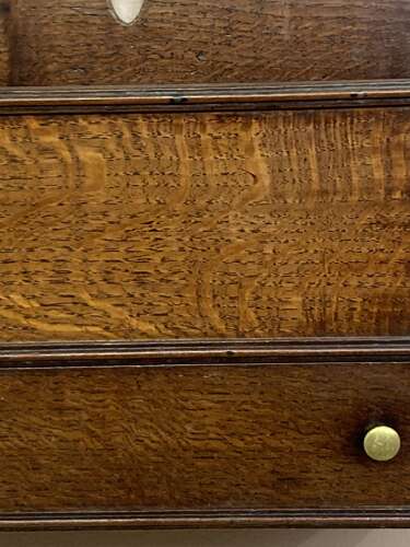 Welsh oak candle box.