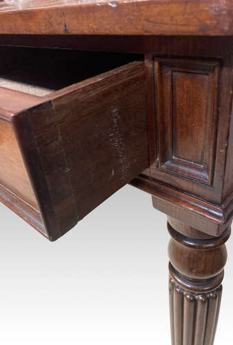 Georgian mahogany writing table.