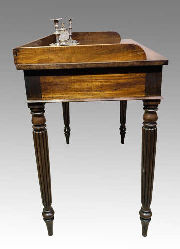 Georgian mahogany writing table.