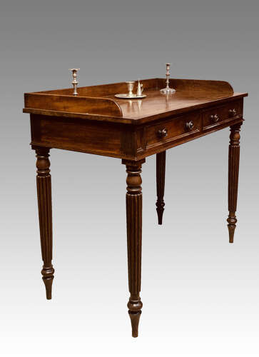 Georgian mahogany writing table.