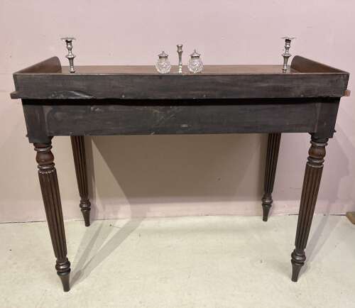 Georgian mahogany writing table.