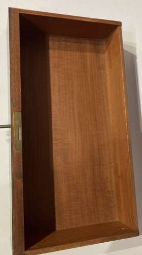 Miniature French mahogany chest of drawers .
