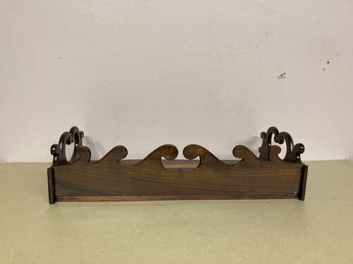 Late Georgian rosewood desk tray,