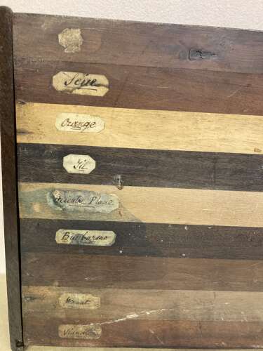 Late Georgian rosewood desk tray,