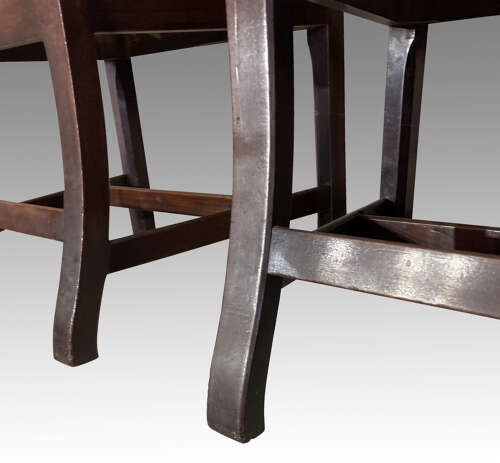 Pair of Chippendale mahogany side chairs.