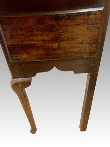 Georgian oak cabriole leg dresser base.