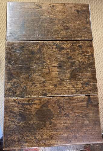 17th century oak stool/table.