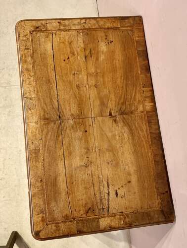 Geo I walnut lowboy .