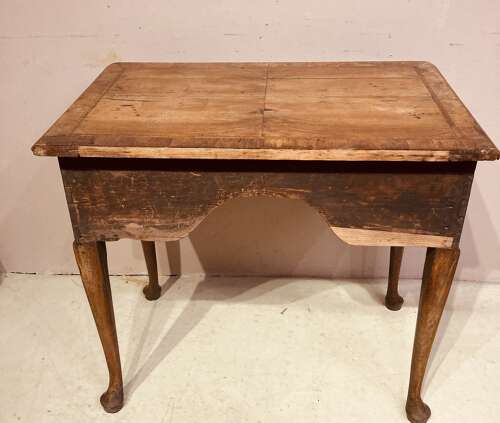 Geo I walnut lowboy .