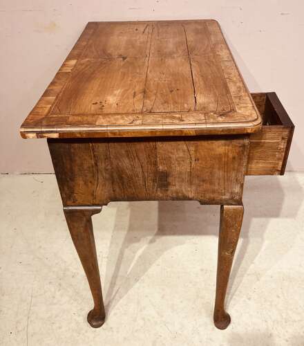 Geo I walnut lowboy .