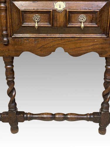 Antique oak dresser base.