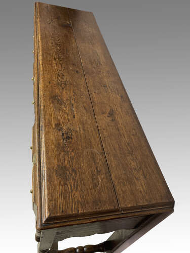 Antique oak dresser base.