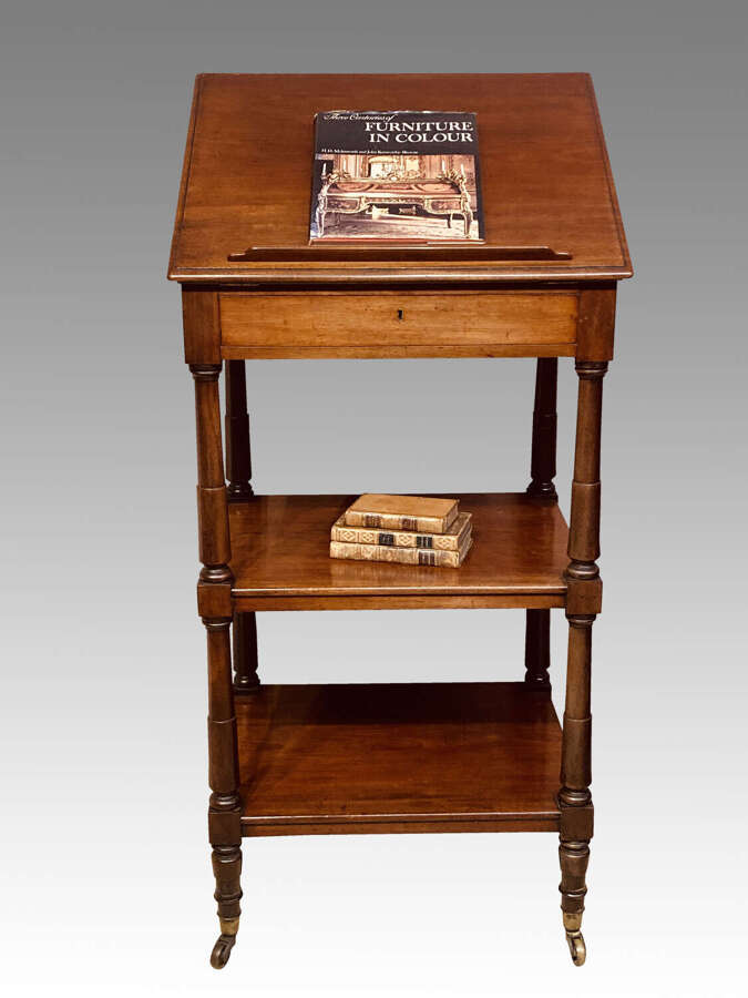 Georgian mahogany whatnot, possibly Gillows.