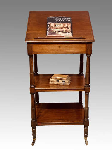 Georgian mahogany whatnot, possibly Gillows.