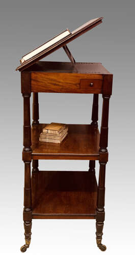 Georgian mahogany whatnot, possibly Gillows.