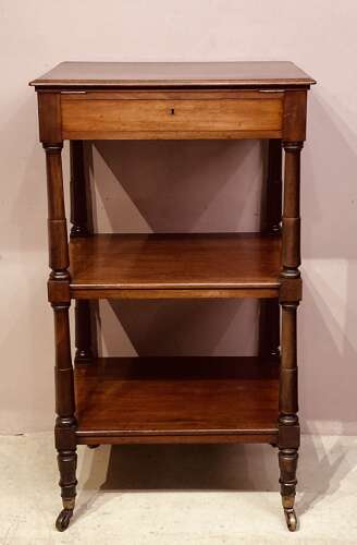 Georgian mahogany whatnot, possibly Gillows.