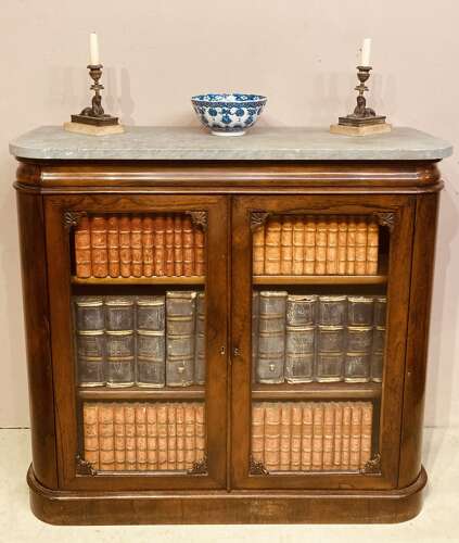 William IV rosewood side cabinet.