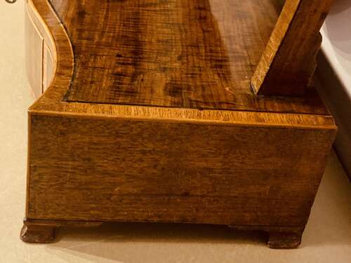 Sheraton mahogany dressing table mirror.
