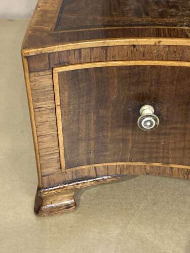 Sheraton mahogany dressing table mirror.