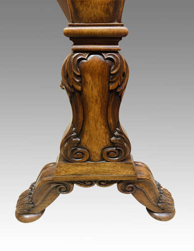 William IV rosewood writing table.