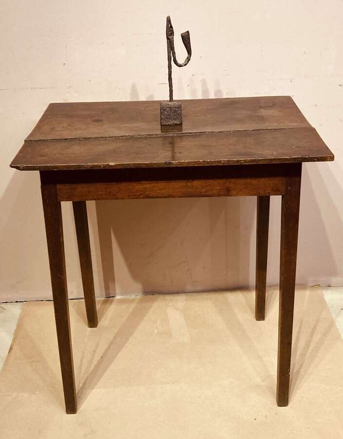 Georgian Welsh oak sidetable.
