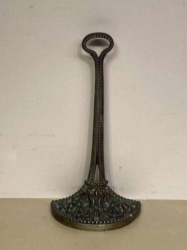 Late Georgian brass doorstop