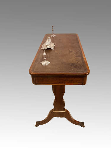 Georgian mahogany writing table.