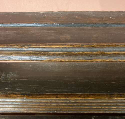 Georgian oak delft rack.