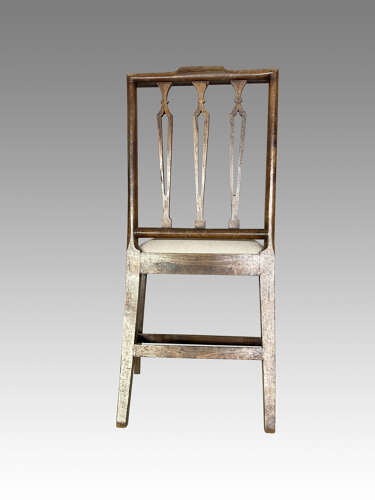 Set of 6 Georgian country chairs.