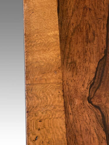Regency rosewood open bookcase.