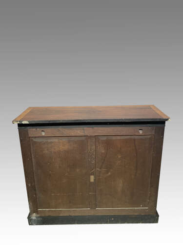 Regency rosewood open bookcase.