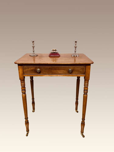 Small Georgian mahogany writing table.