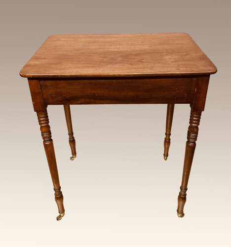 Small Georgian mahogany writing table.
