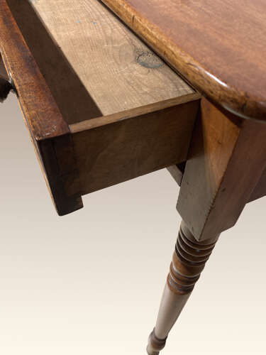 Small Georgian mahogany writing table.