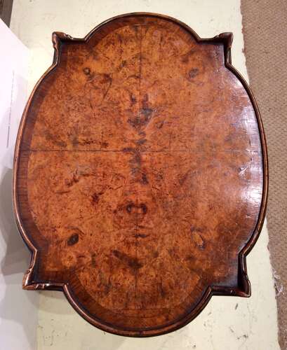 Walnut coffee table.